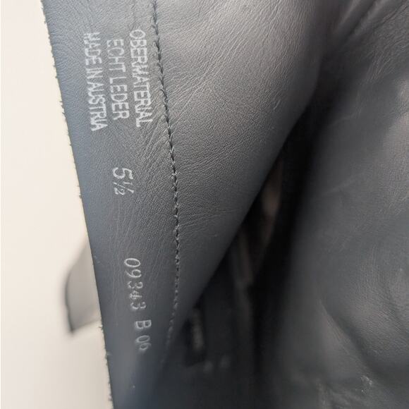 Paul Green Selma Lug Sole Bootie Platform Buckle Black Nubuck Size US8 UK5.5 - Picture 8 of 9